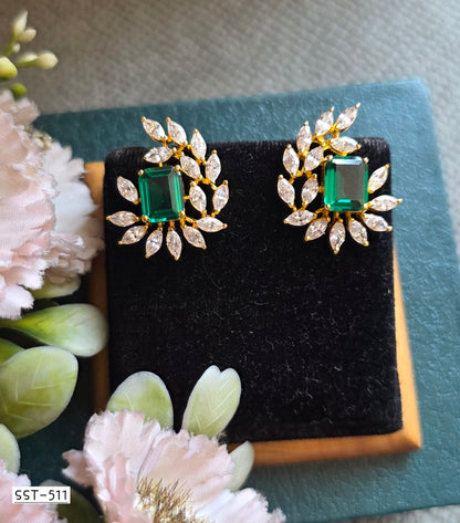 SST 511 | LEAFY STUD EARRINGS