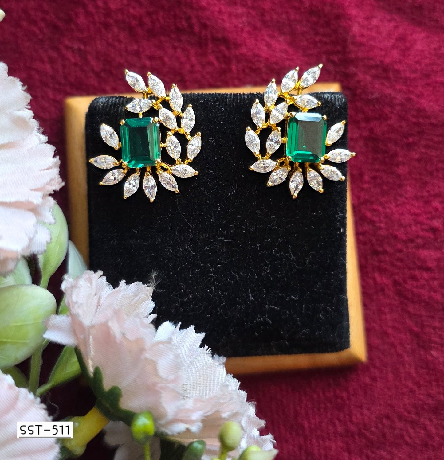 SST 511 | LEAFY STUD EARRINGS