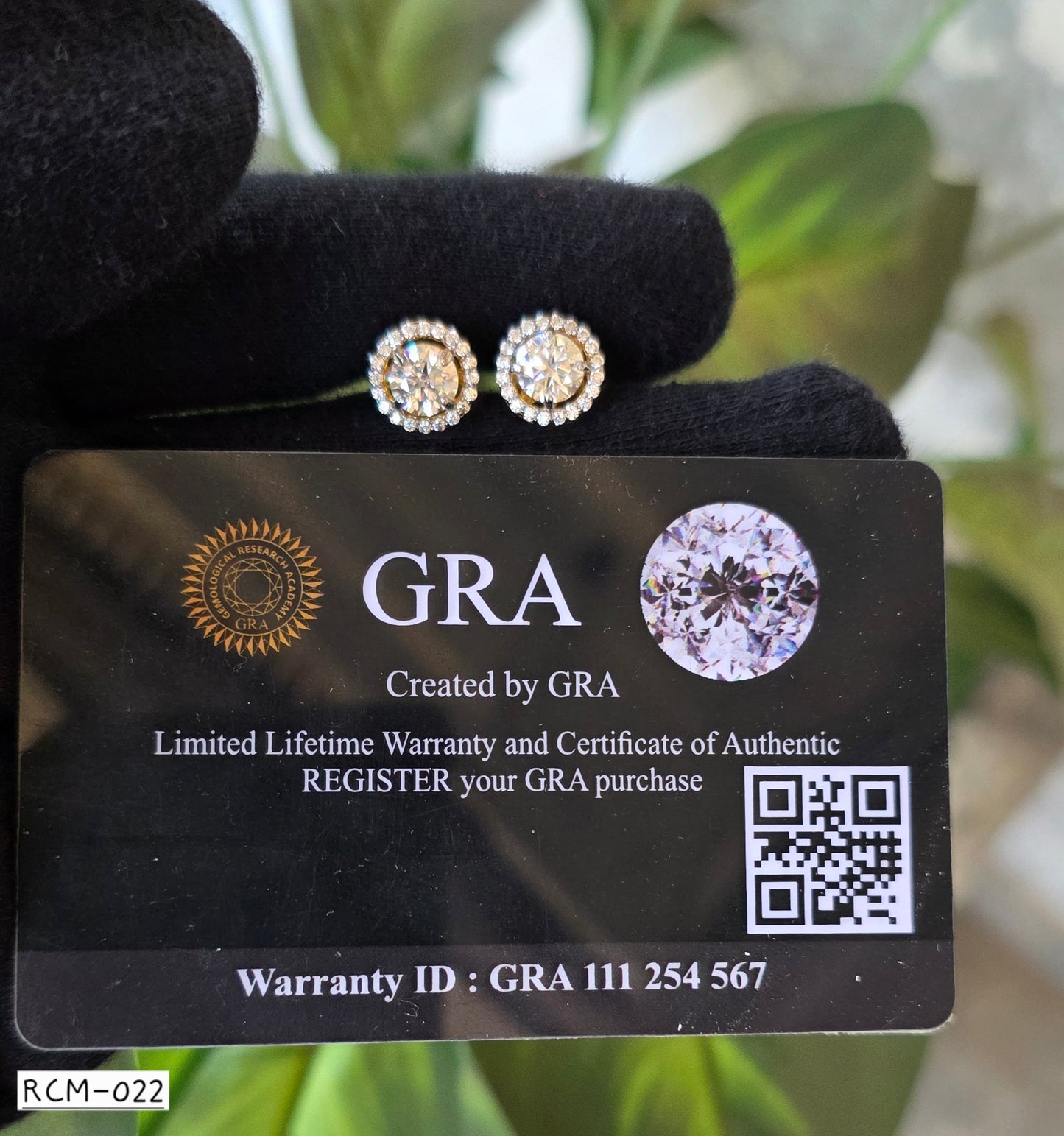 RCM 022 | CERTIFIED MOISSANITE EARRINGS