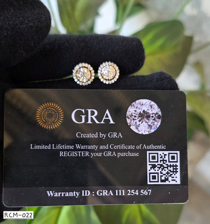 RCM 022 | CERTIFIED MOISSANITE EARRINGS