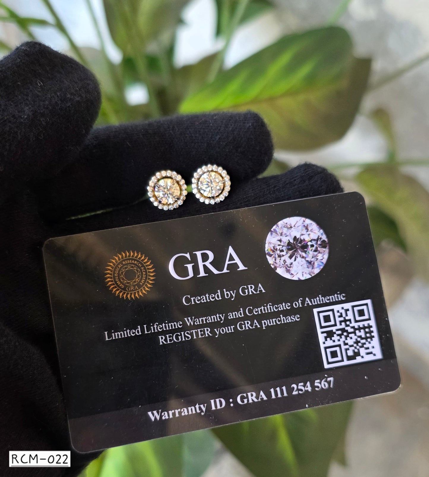 RCM 022 | CERTIFIED MOISSANITE EARRINGS