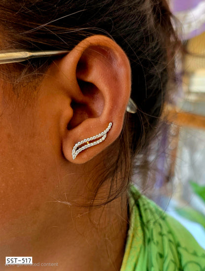 SST 517 | WAVY SPARKLE EARRINGS
