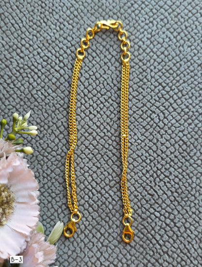 BACK CHAIN - 3 | 925 SILVER  | TRADITIONAL