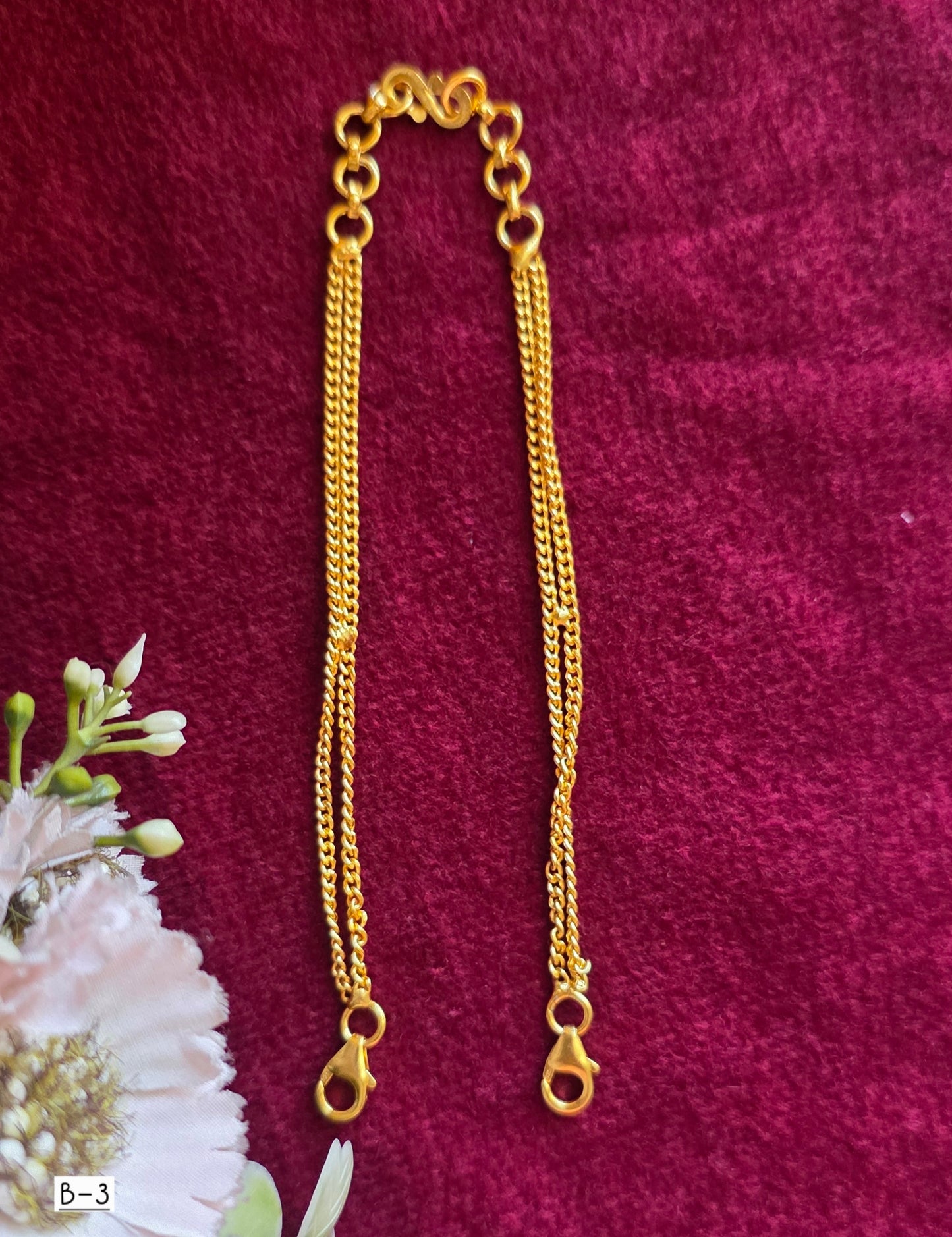 BACK CHAIN - 3 | 925 SILVER  | TRADITIONAL