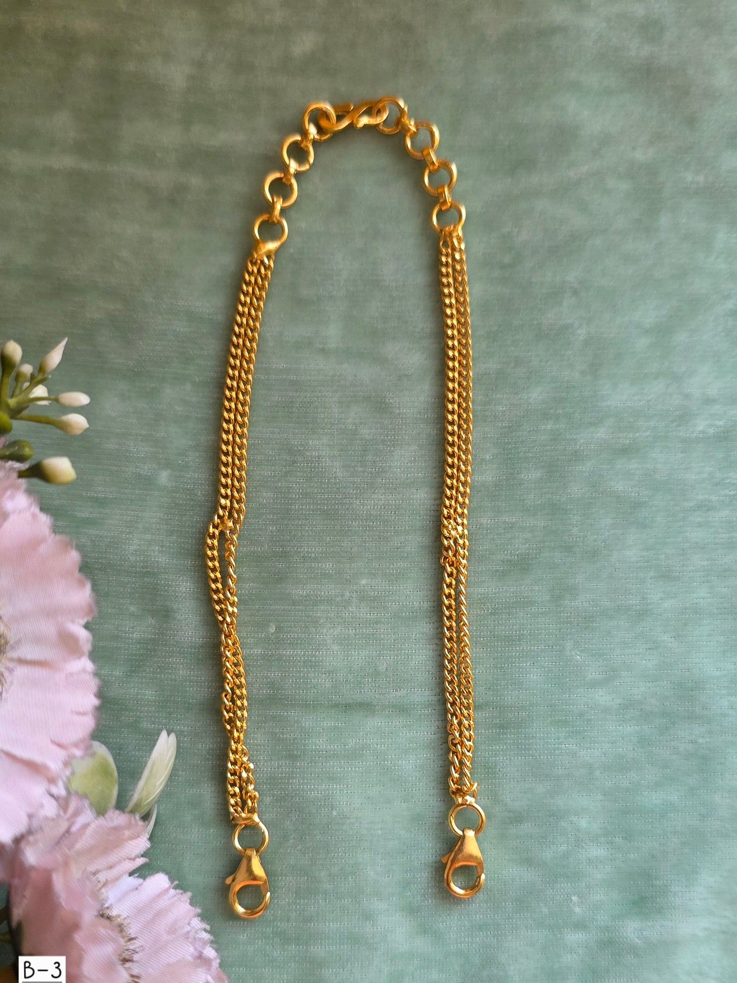 BACK CHAIN - 3 | 925 SILVER  | TRADITIONAL