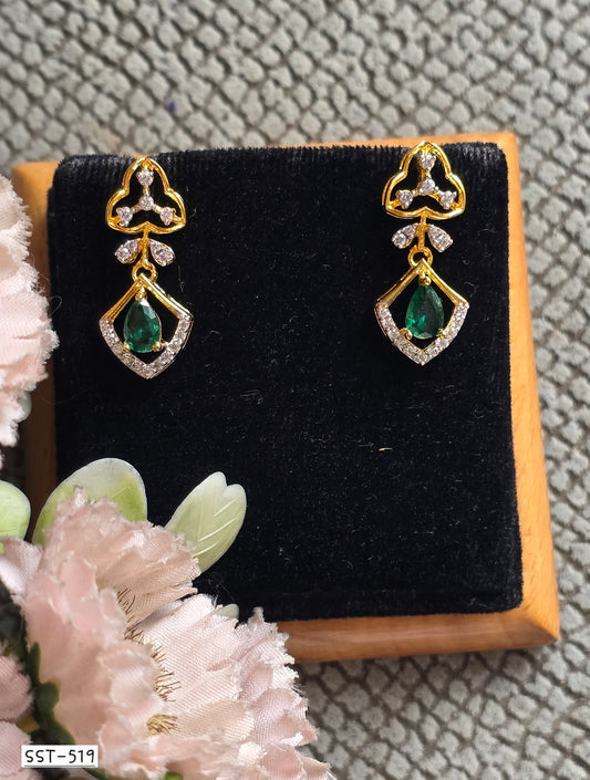 SST 519 | EMERALD DROP EARRINGS