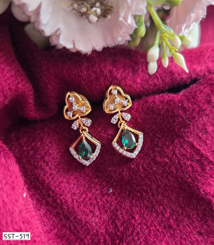 SST 519 | EMERALD DROP EARRINGS