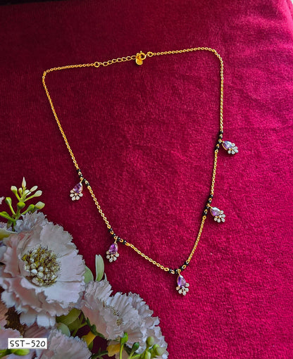 SST 520Amt | EMERALD BLOSSOM MANGALSUTRA