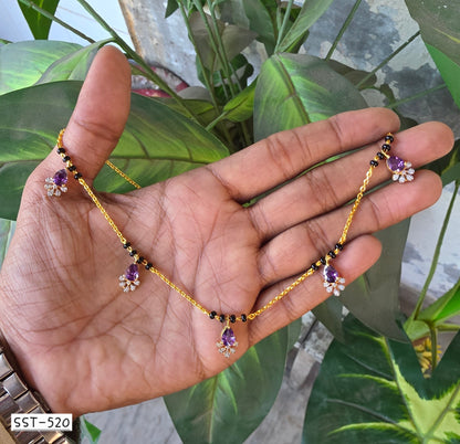 SST 520Amt | EMERALD BLOSSOM MANGALSUTRA