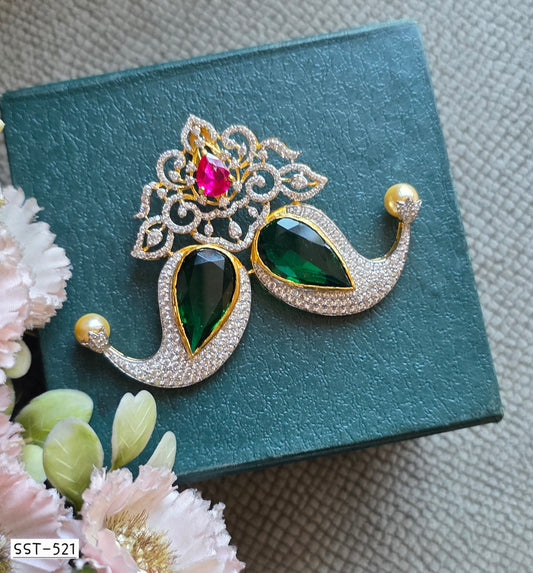 SST 521 | EMERALD AND RUBY MAJESTIC PENDANT