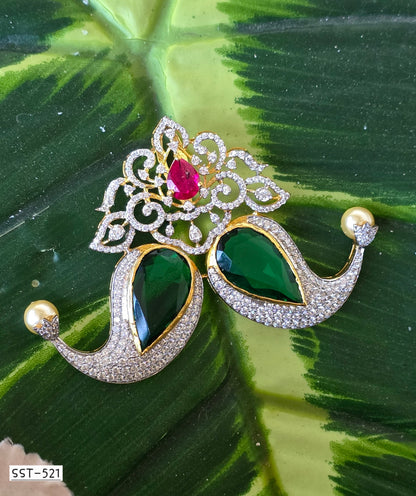 SST 521 | EMERALD AND RUBY MAJESTIC PENDANT
