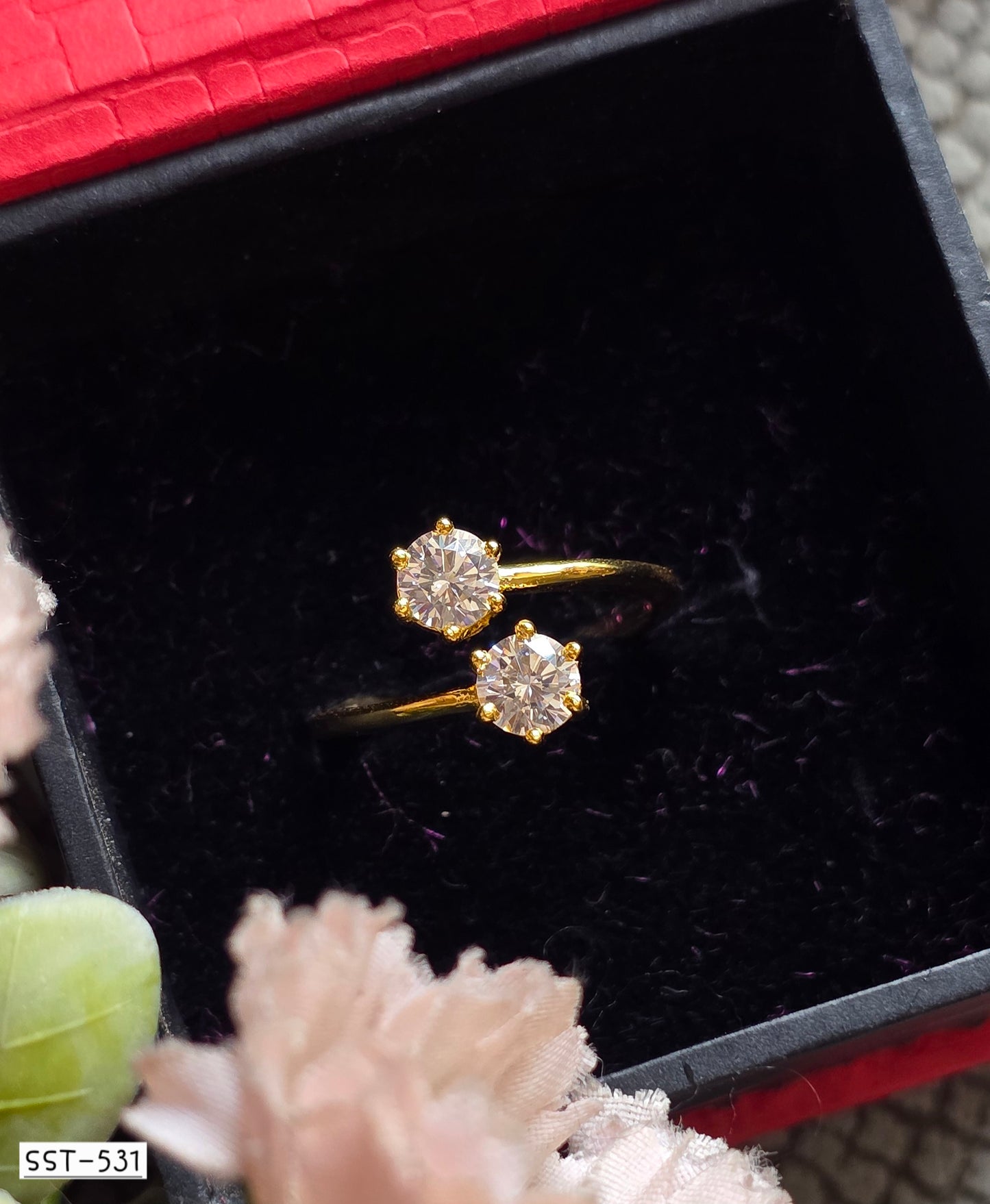 SST 531 | TWIN SPARKLE RING