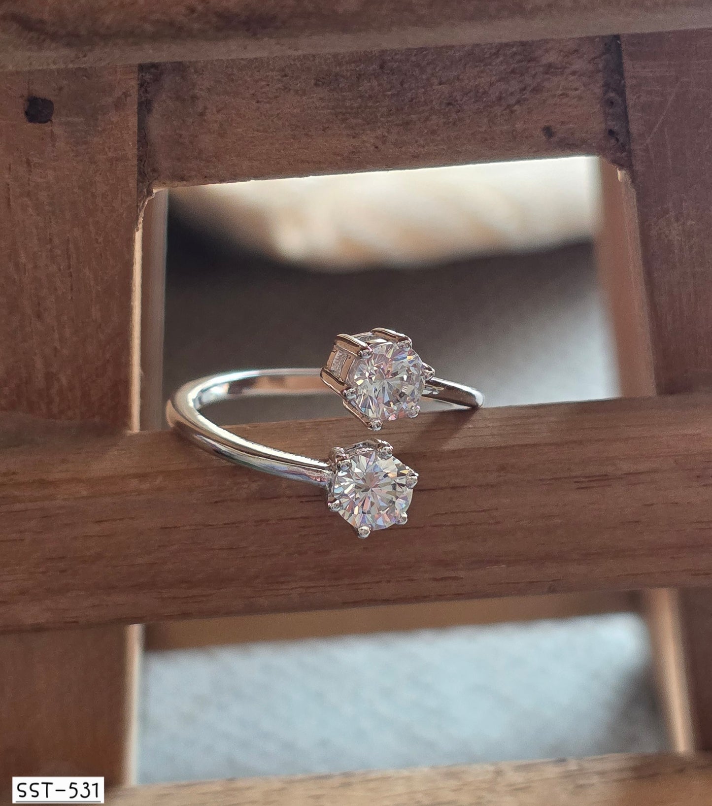 SST 531 | TWIN SPARKLE RING