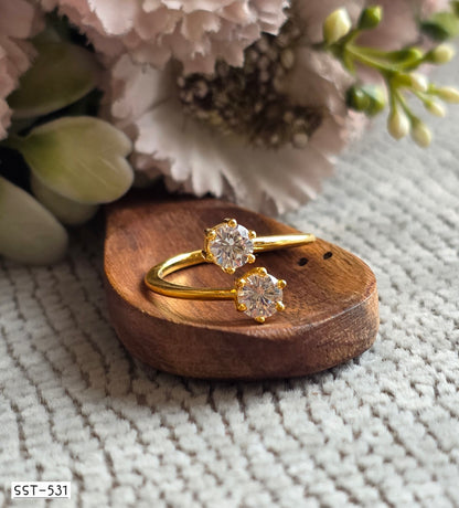 SST 531 | TWIN SPARKLE RING