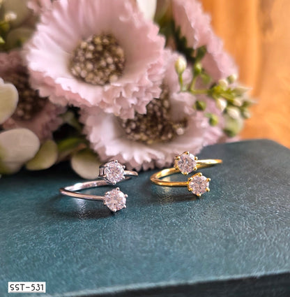 SST 531 | TWIN SPARKLE RING