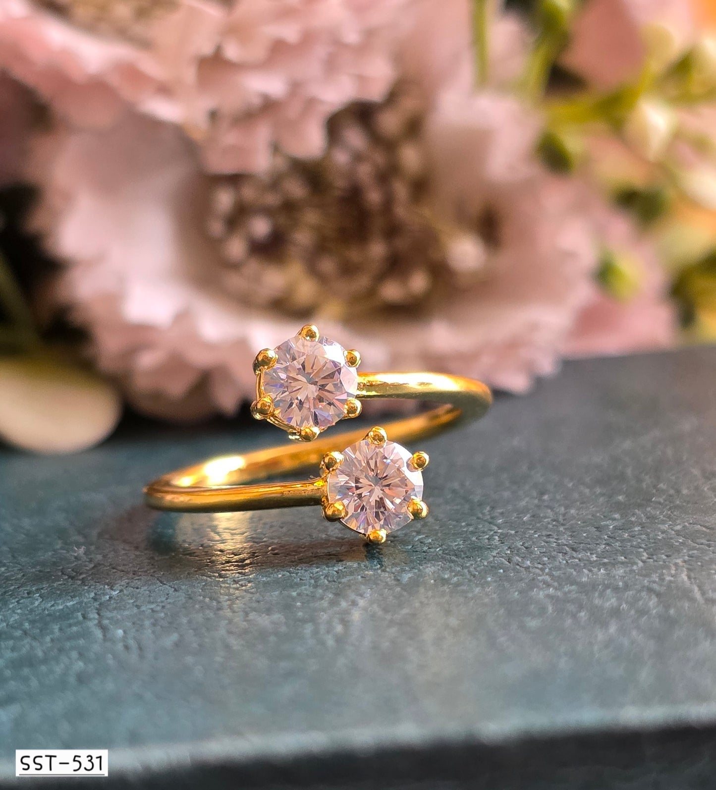 SST 531 | TWIN SPARKLE RING