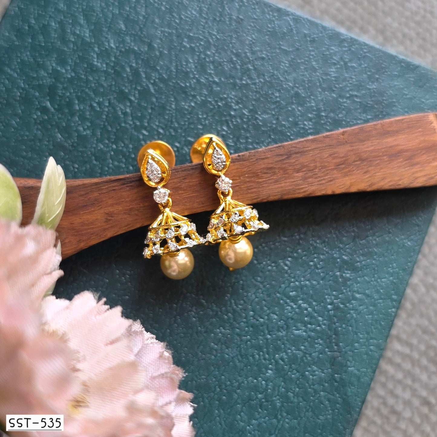 SST 535 |  JHUMKHA EARRINGS