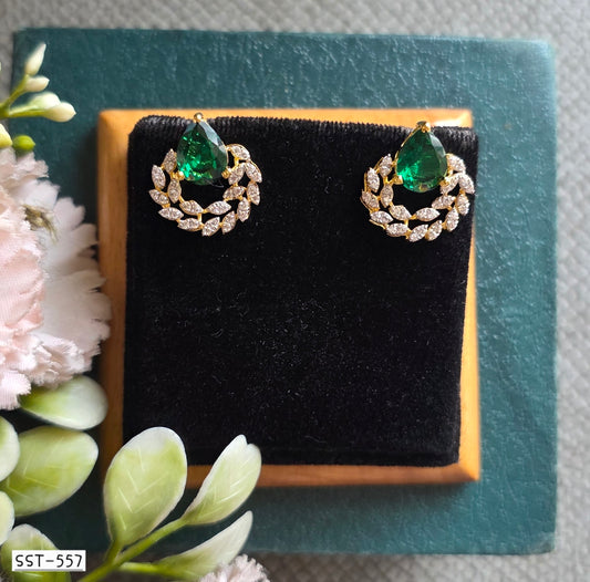 SST 557 | EMERALD WREATH ELEGANCE EARRINGS