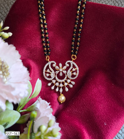 SST 563 | RADIANT BLOOM DIAMOND MANGALSUTRA