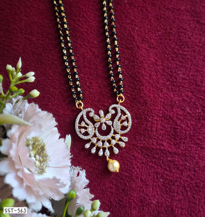 SST 563 | RADIANT BLOOM DIAMOND MANGALSUTRA