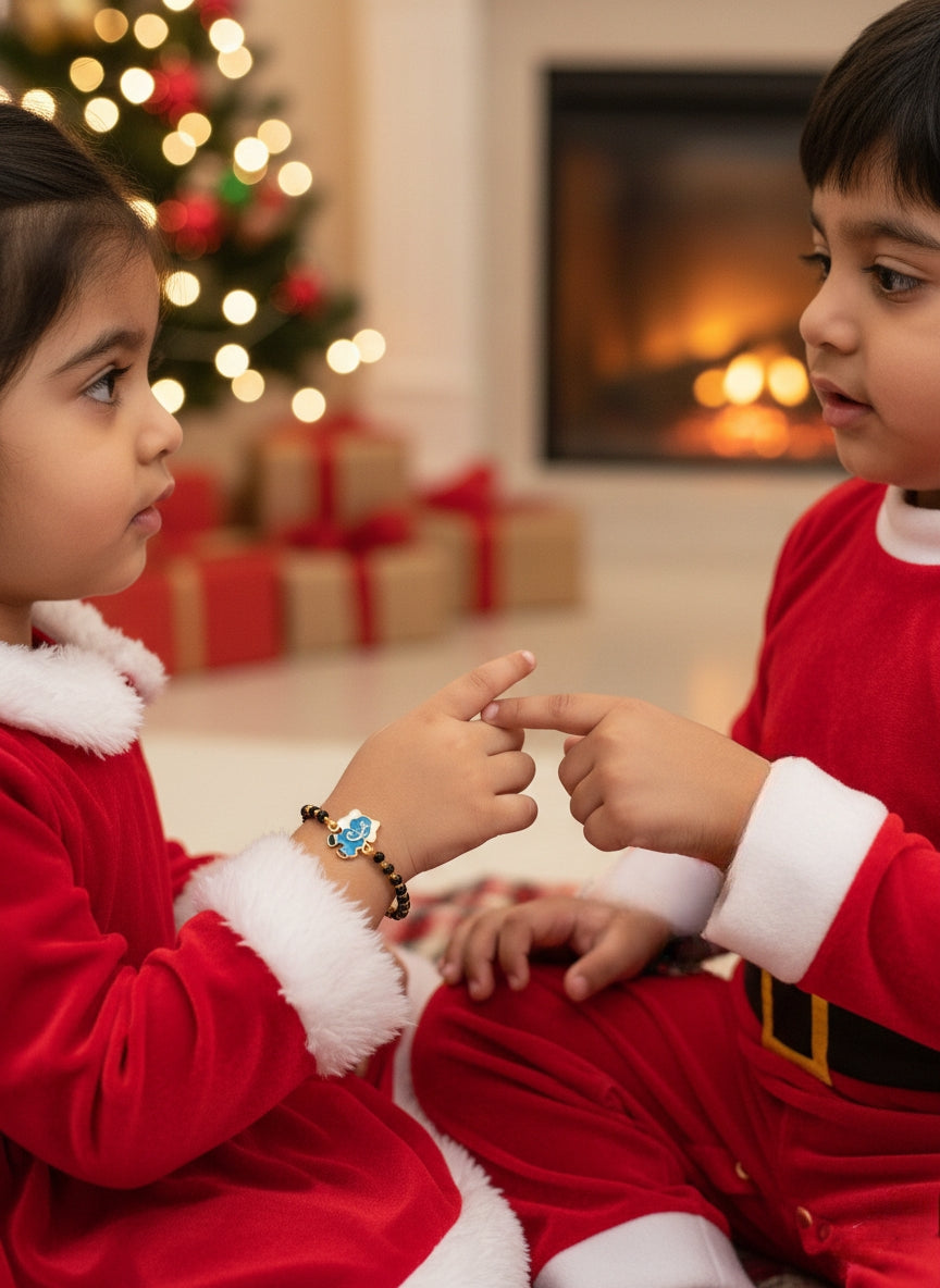 LITTLE GANESHA SILVER BABY NAZARIYA BRACELET