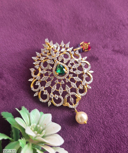 SST 573 | IMPERIAL EMERALD PEARL STATEMENT PENDANT