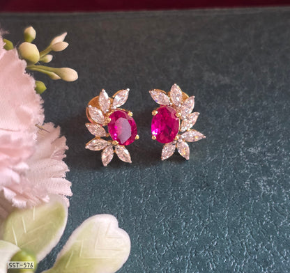 SST 576 | RADIANT BLOOM STATEMENT STUD EARRINGS