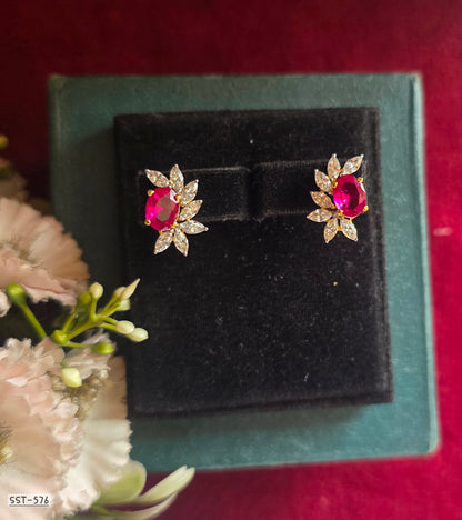 SST 576 | RADIANT BLOOM STATEMENT STUD EARRINGS