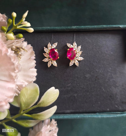 SST 576 | RADIANT BLOOM STATEMENT STUD EARRINGS