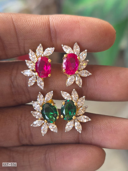 SST 576 | RADIANT BLOOM STATEMENT STUD EARRINGS