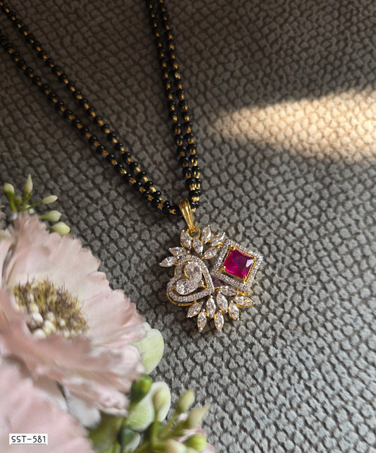 SST 581 | HEART DIAMOND MANGALSUTRA