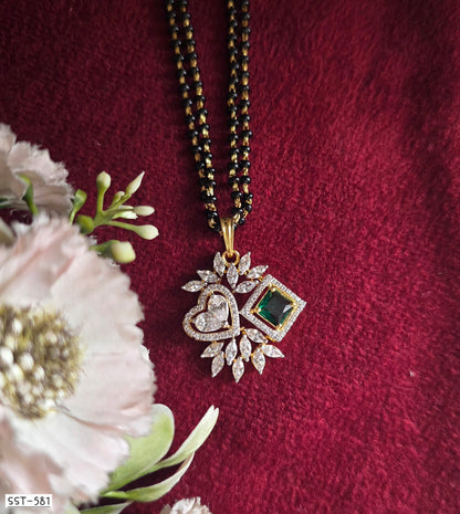 SST 581 | HEART DIAMOND MANGALSUTRA