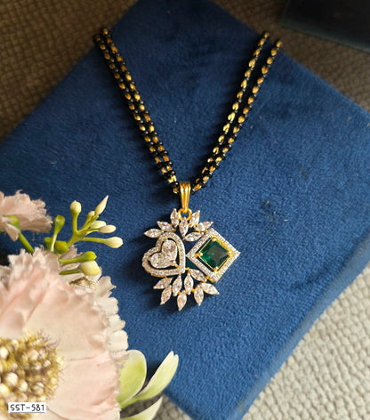 SST 581 | HEART DIAMOND MANGALSUTRA