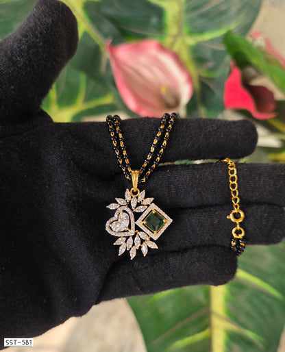 SST 581 | HEART DIAMOND MANGALSUTRA
