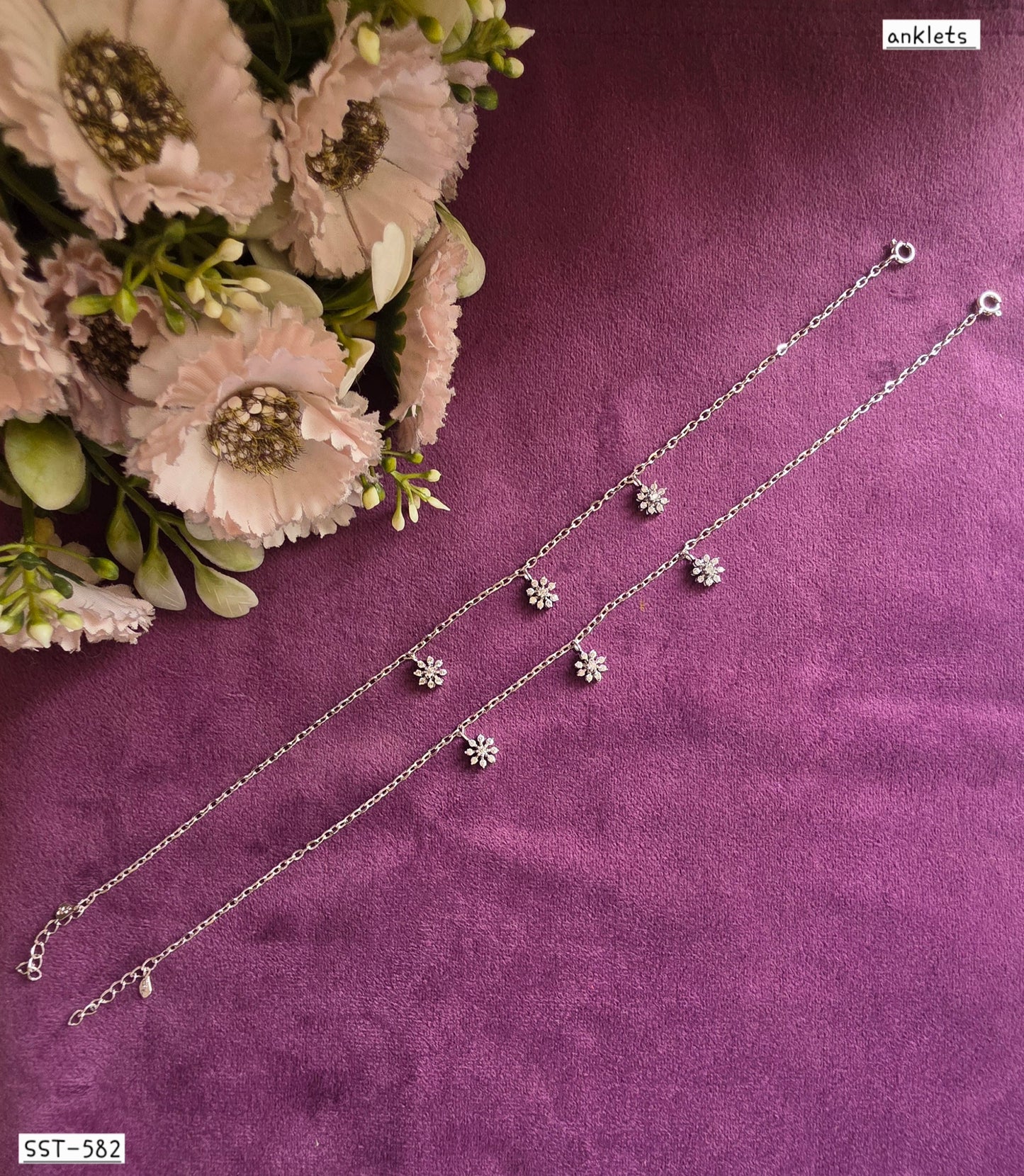 SST 582 | FLORAL ANKLET