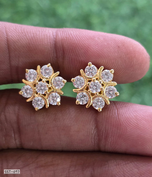 SST 097 | SPARKLING FLOWER EARRINGS
