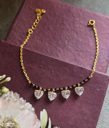 SST 584 | HEART CHARM HAND MANGALSUTRA