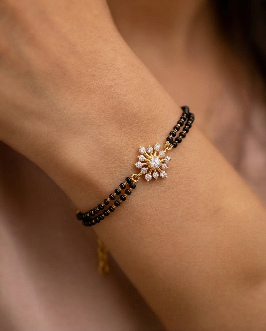 SST 048 | FLORAL SPARKLE MANGALSUTRA  BRACELET