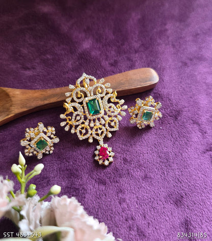 SST 483 + 543 | EARRINGS AND PENDENT SET