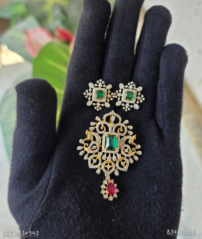 SST 483 + 543 | EARRINGS AND PENDENT SET