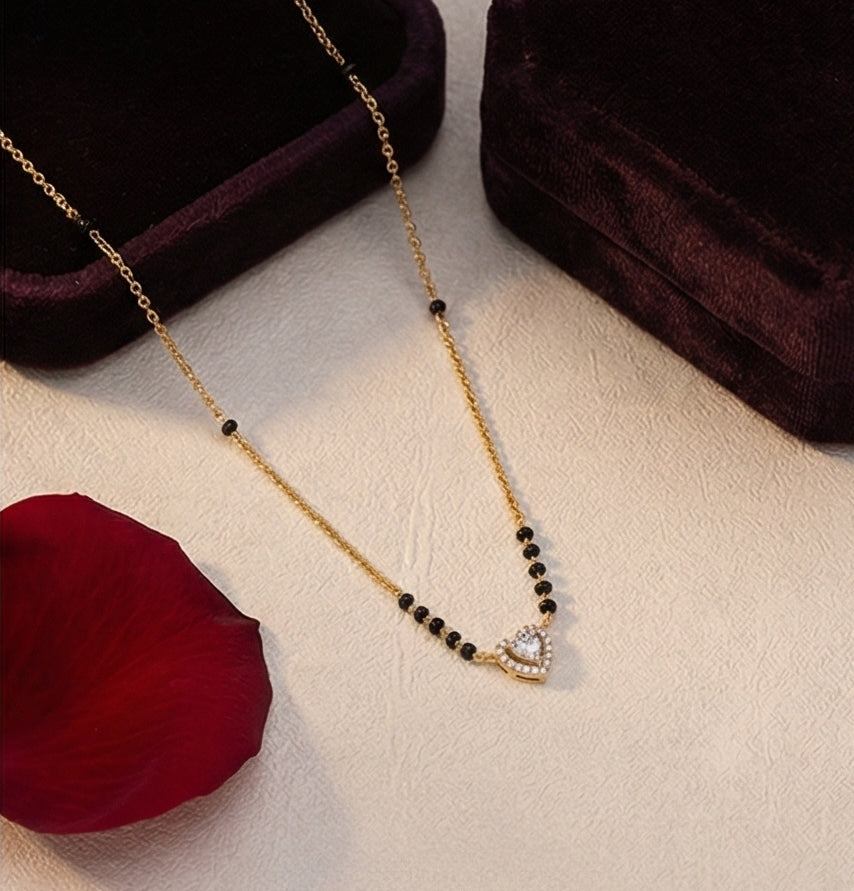 SST 185KC | HEART DIAMOND MANGALSUTRA