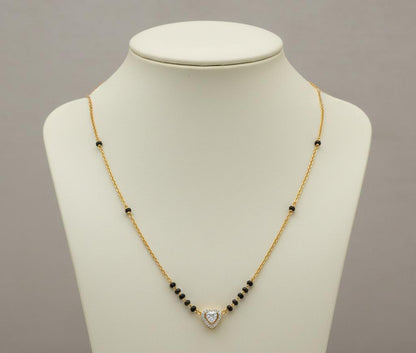 SST 185KC | HEART DIAMOND MANGALSUTRA
