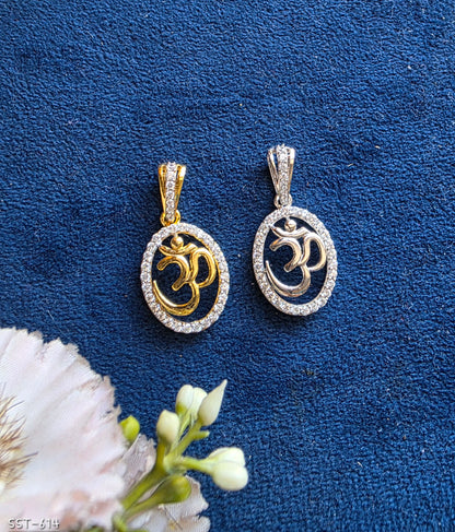 SST 614 | OM SYMBOL HALO PENDANT