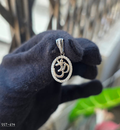 SST 614 | OM SYMBOL HALO PENDANT