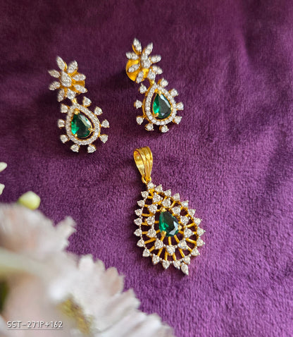 SST 271 + 162 | PENDENT AND EARRINGS SET