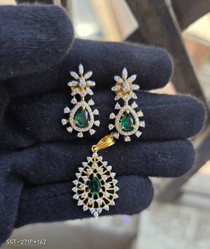 SST 271 + 162 | PENDENT AND EARRINGS SET