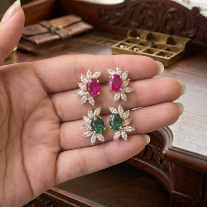 SST 576 | RADIANT BLOOM STATEMENT STUD EARRINGS