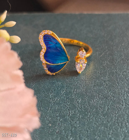 SST 620 | MIDNIGHT HEART OPEN RING