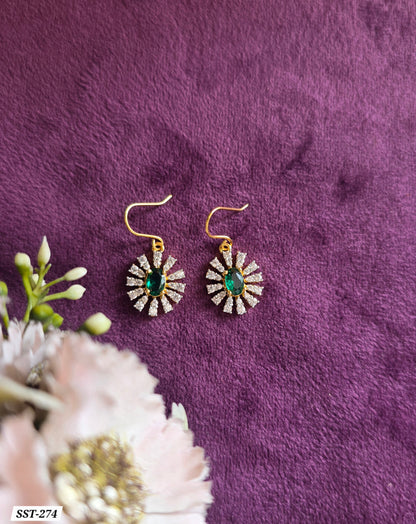SST 274 | CHARMING FLORAL ACCENT EARRINGS