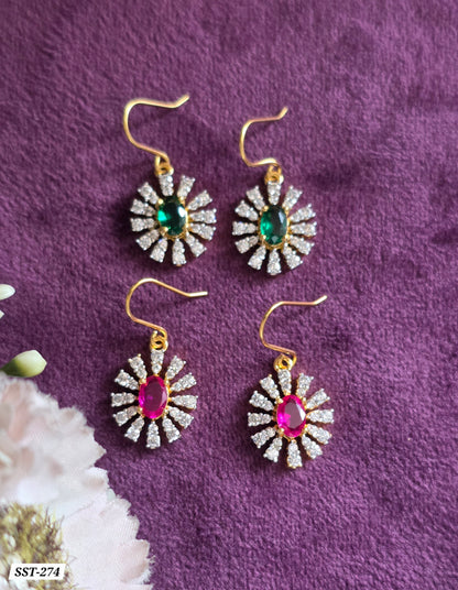 SST 274 | CHARMING FLORAL ACCENT EARRINGS